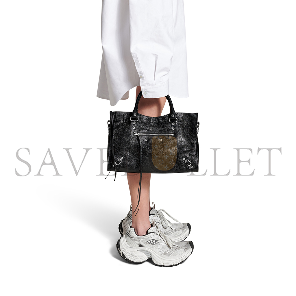 BALENCIAGA LE CITY MEDIUM BAG IN BLACK 7977862AA9S1000 (38*24*13cm) BALENCIAGA LE CITY MEDIUM BAG IN BLACK 7977862AA9S1000 (38*24*13cm)